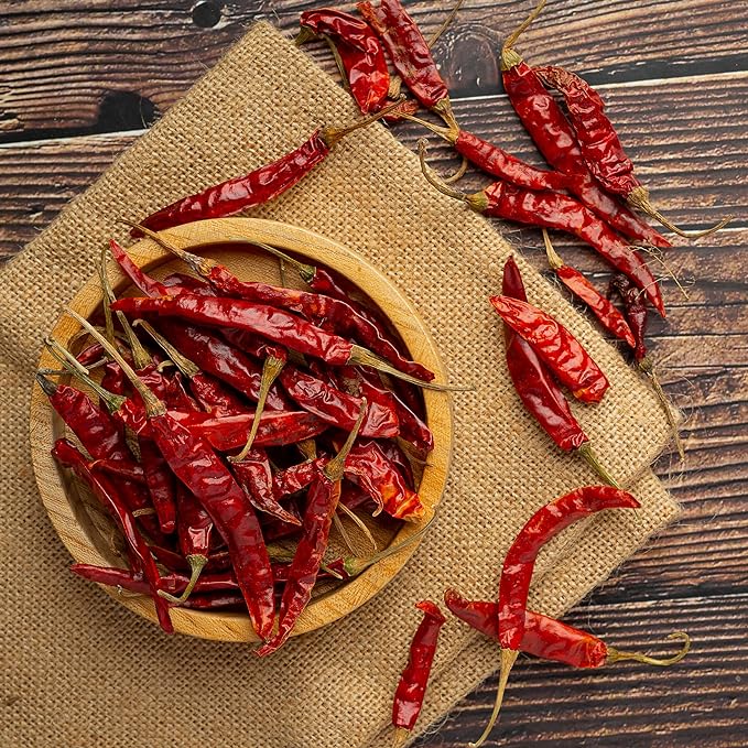 Dry red chilies